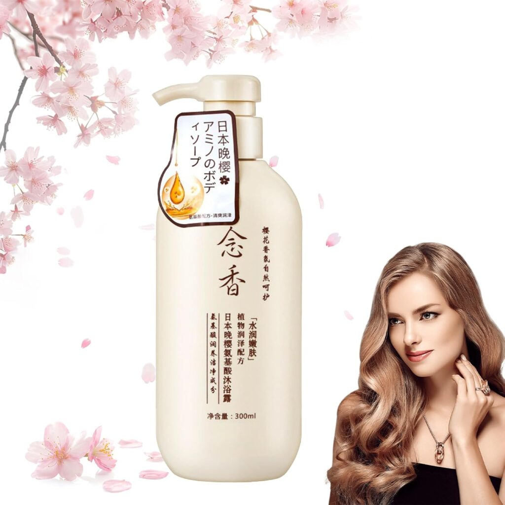 شامبو ساكورا الياباني - original japanese sakura shampoo - غصون مارت - ghusoonmart - شامبو شعر - شامبو شعر أصلي